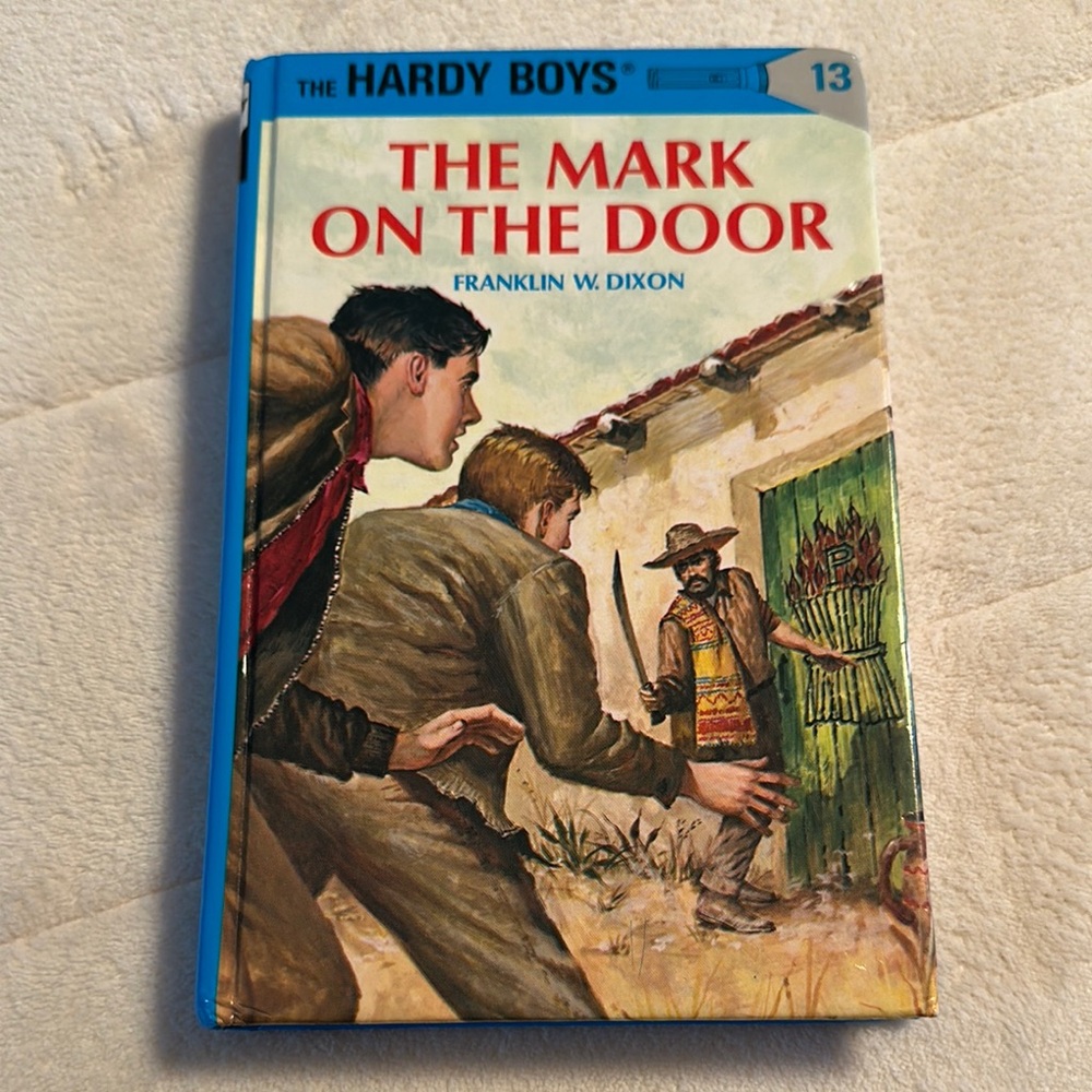Hardy Boys book 13 The Mark on the Door Hardcover Book